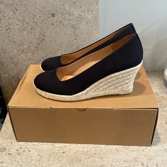 J. Crew Canvas Espadrille Wedges - Picture 3 of 14
